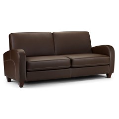 Retro Faux Leather Sofa Set